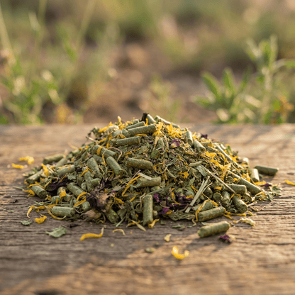 Grassland Gold Premium Tortoise Food – Natural Grazing Blend (12 oz) - Harvest Happy Farm